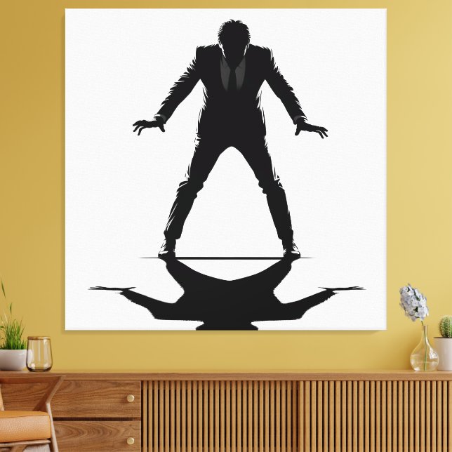 Freeze! Canvas Print (Insitu(LivingRoom))