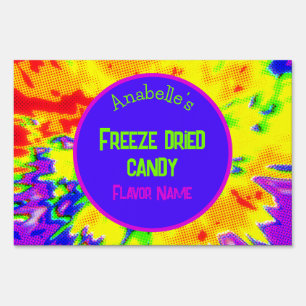Freeze Dried Candy Business Promotional Custom Sign