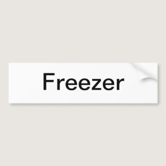 Freezer Sign/ Bumper Sticker