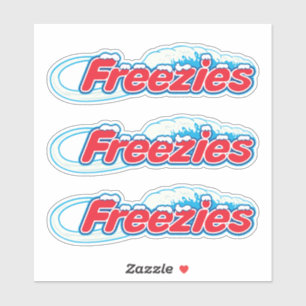 Freezies Popsicle Logo Art Sticker