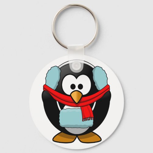 Freezing Penguin Keychain