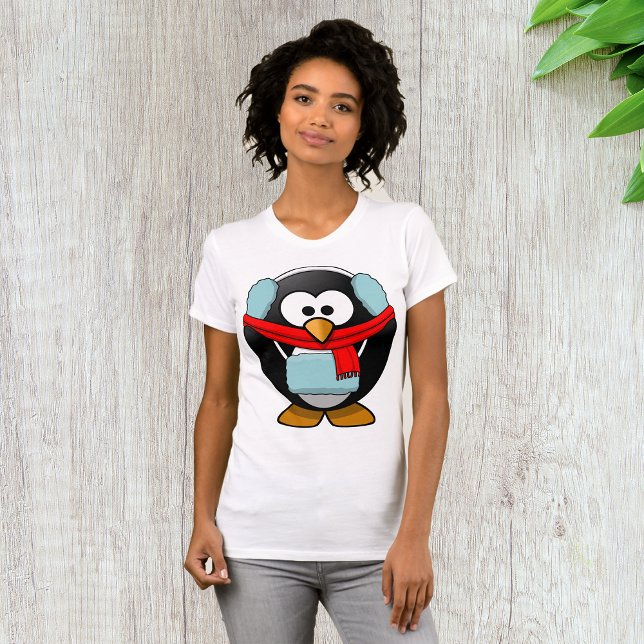Freezing Penguin Womens T-Shirt (Creator Uploaded)