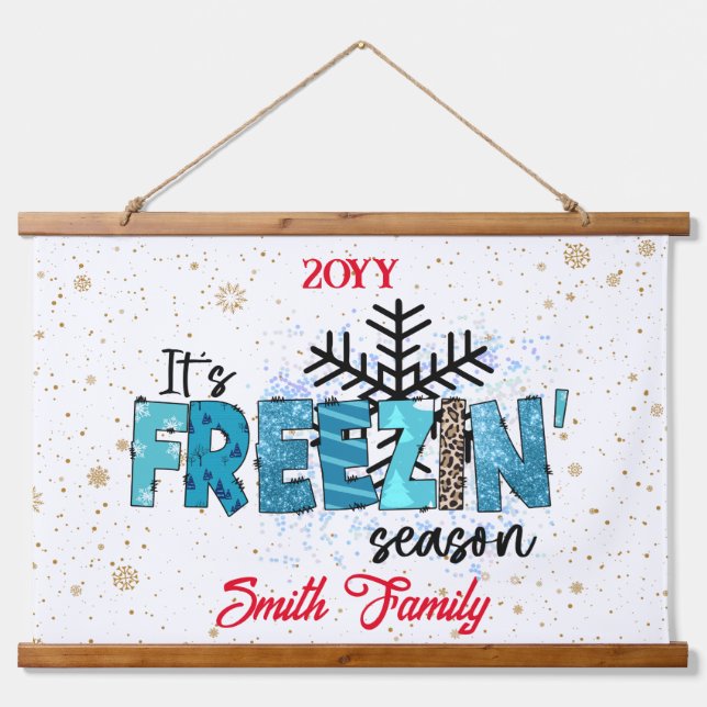 Freezing Season Customize Hanging Tapestry (Front)