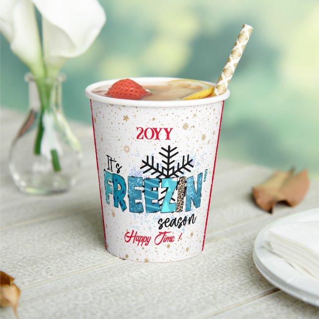 Freezing Season Customize Paper Cups (Insitu)