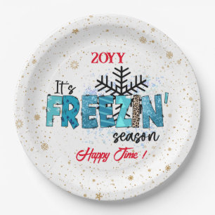 Freezing Season Customize Paper Plates