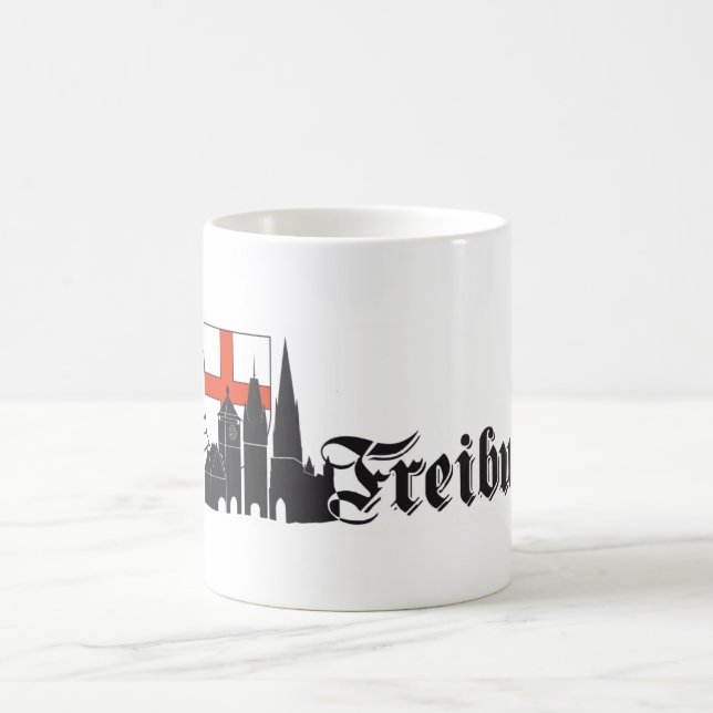 Freiburg by Historisches-Freiburg Coffee Mug (Center)