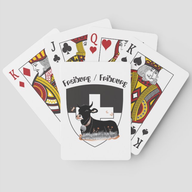 Freiburg / Fribourg Poker Cards (Back)