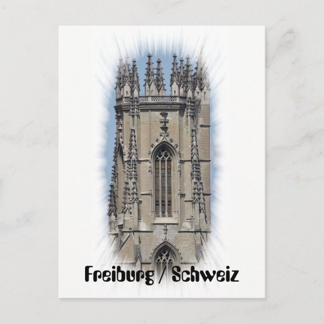 Freiburg / Fribourg postcard (Front)