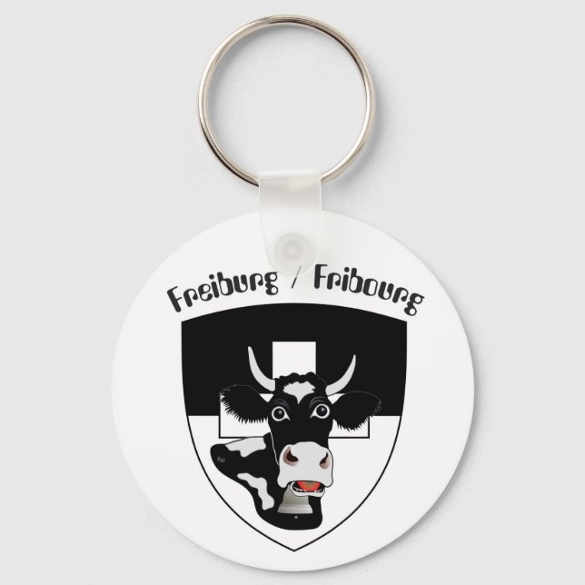 Freiburg / Fribourg Schlüsselanhänger Keychain (Front)