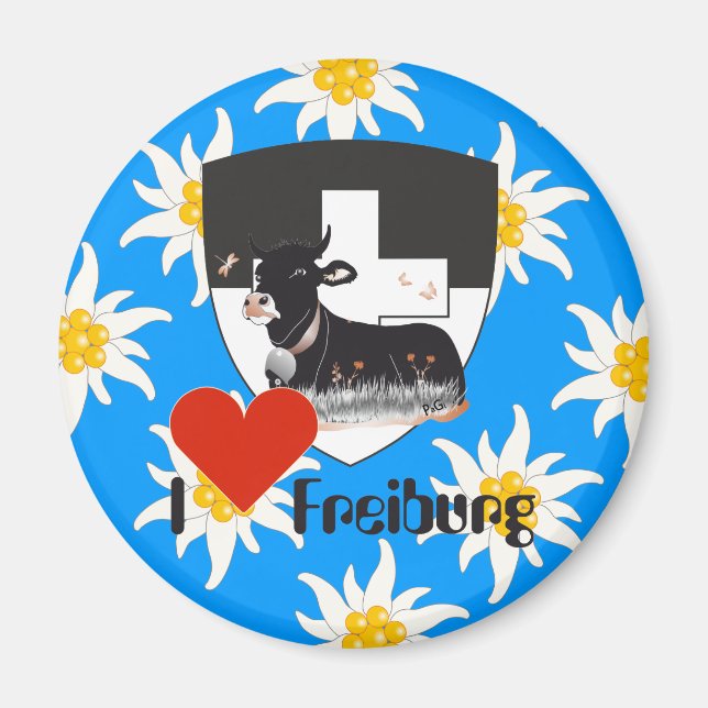 Freiburg Fribourg Schweiz Suisse Magnete Magnet (Front)