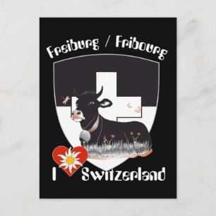 Freiburg / Fribourg Switzerland Suisse postcard