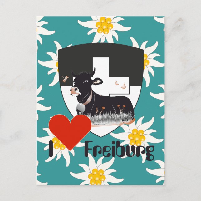 Freiburg / Fribourg Switzerland Suisse postcard (Front)