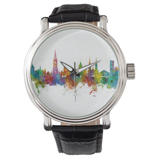 Freiburg Germany Skyline Watch (Front)