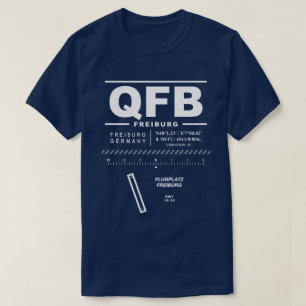 Freiburg Im Breisgau Airport QFB T-Shirt