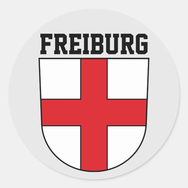 Freiburg im Breisgau coat of arms - GERMANY Classic Round Sticker (Front)