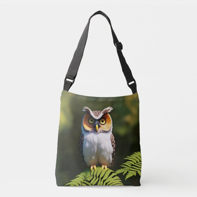 Freida The Screech Owl, Crossbody  Bag (Front)