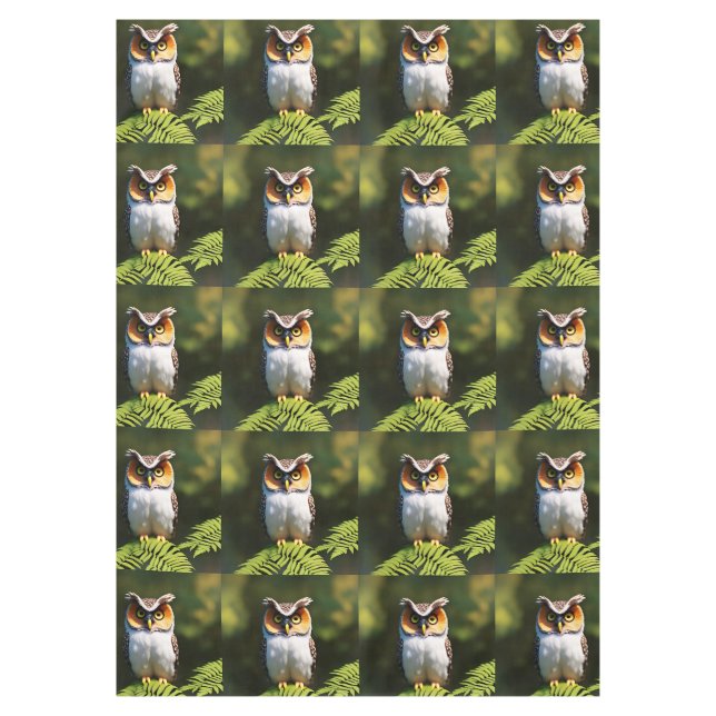 Freida The Screech Owl,  Tablecloth (Front)