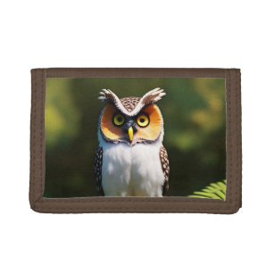 Freida The Screech Owl, Trifold Wallet