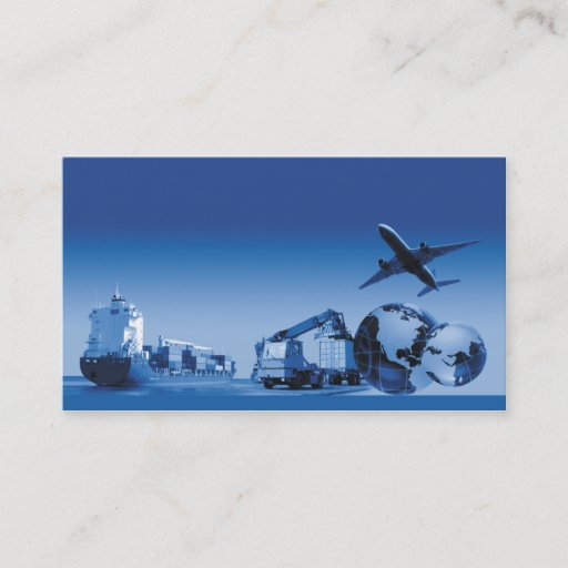 Customizable Freight Business Card