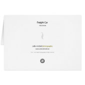 Freight Car Cards (Back Horizontal)