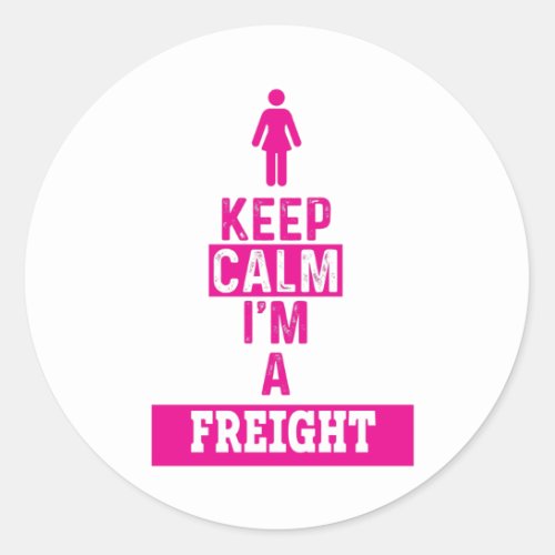 Freight Forwarder Classic Round Sticker