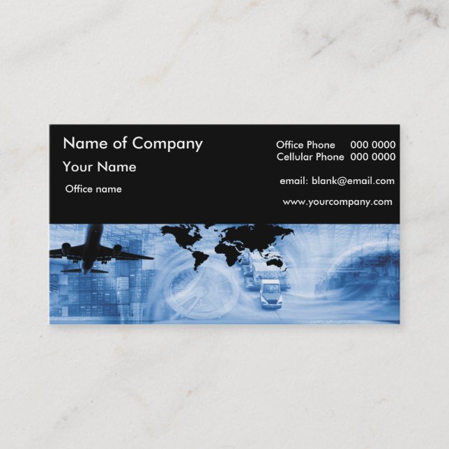 Freight Forwarding Business Card (Front)