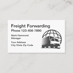 Freight Shipping Business Card