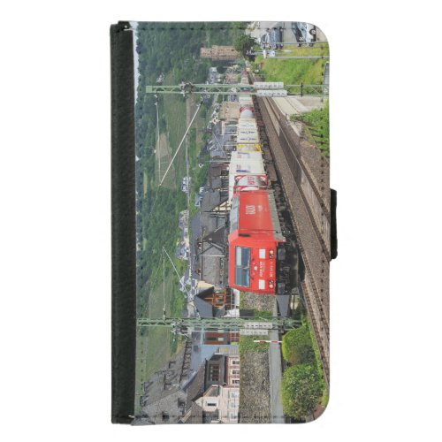 freight train in Oberweser Wallet Phone Case For Samsung Galaxy S5