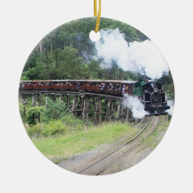 Freight Train Ornament (Front)