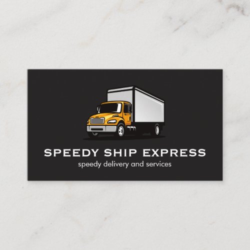 Freight Truck Delivery Business Card