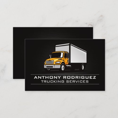 Freight Trucks  Trucking Services Business Card
