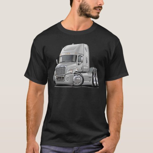 Freightliner Cascadia White Truck T_Shirt