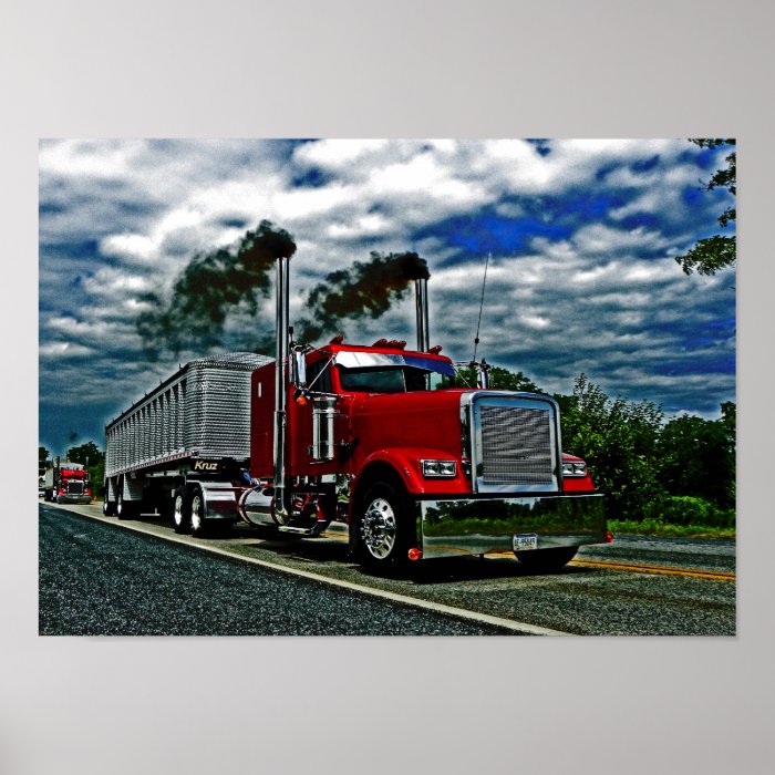 Freightliner Rollin' Poster