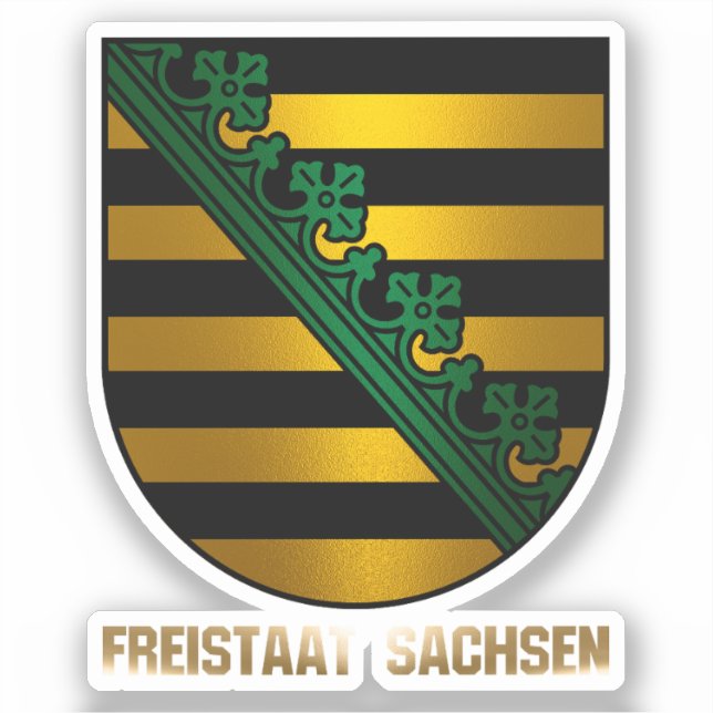 Freistaat Sachsen Sticker (Front)
