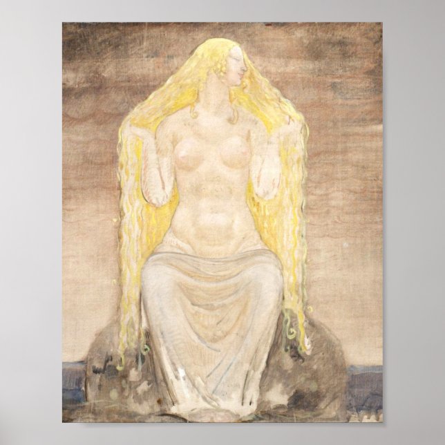 Freja 1905 By John Bauer Poster (Front)