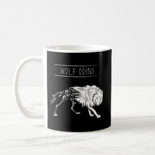 Freki Geri Wolf Odin Wotan Nordic God Valhalla Coffee Mug