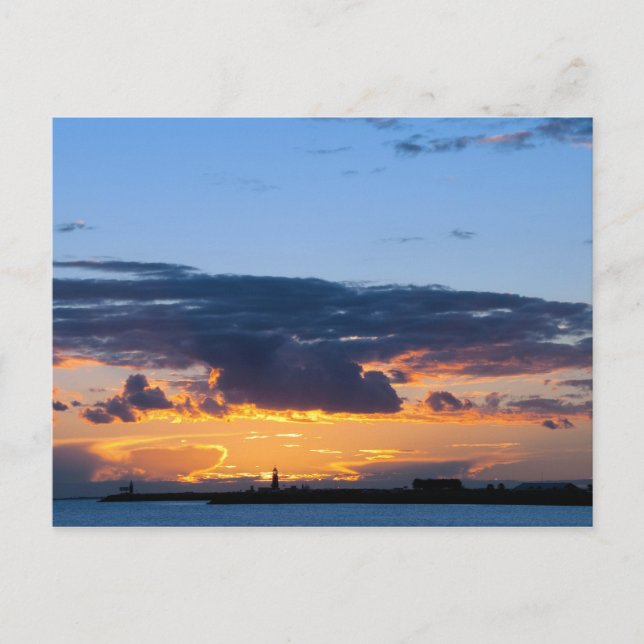 Fremantle  Sunset Postcard (Front)