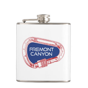 Fremont Canyon Wyoming Rock Climbing Carabiner Flask