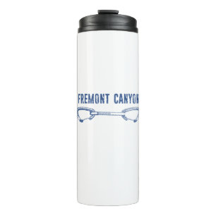 Fremont Canyon Wyoming Rock Climbing Quickdraw Thermal Tumbler