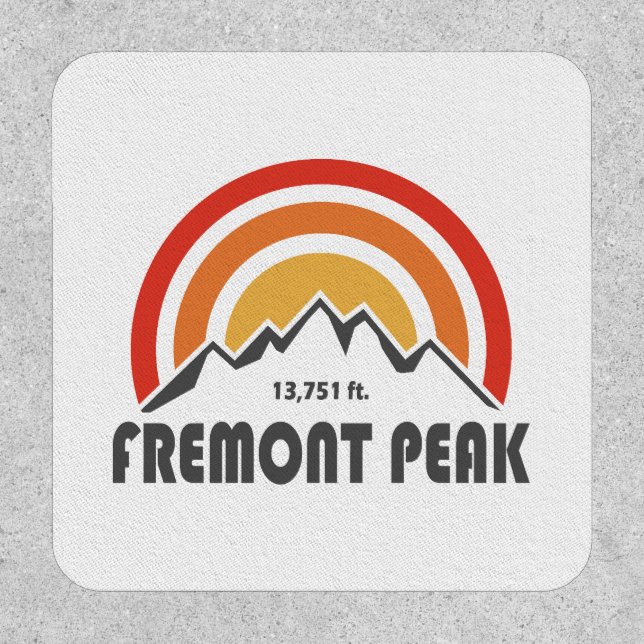 Fremont Peak Wyoming Patch (Front)