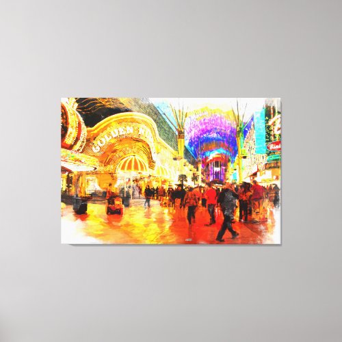 Fremont Street Experience Las Vegas Canvas Print