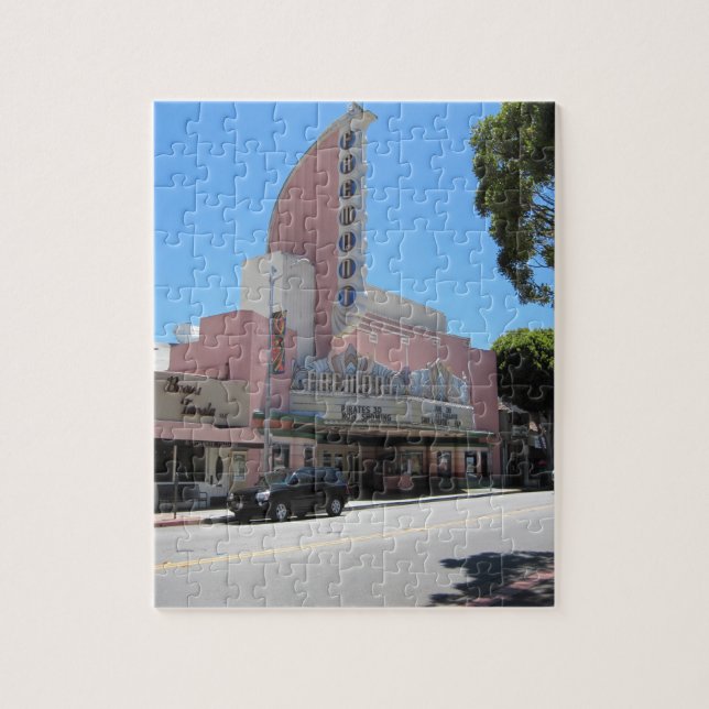 Fremont Theater, San Luis Obispo, CA Jigsaw Puzzle (Vertical)