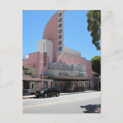 Fremont Theater San Luis Obispo CA Postcard