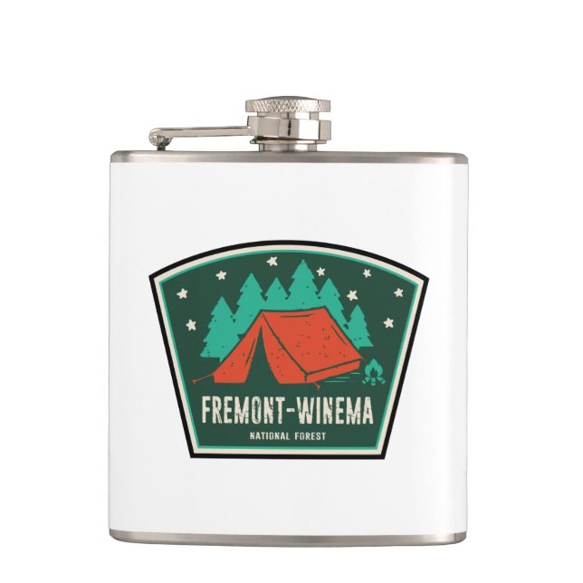 Fremont-Winema National Forest Camping Flask (Front)