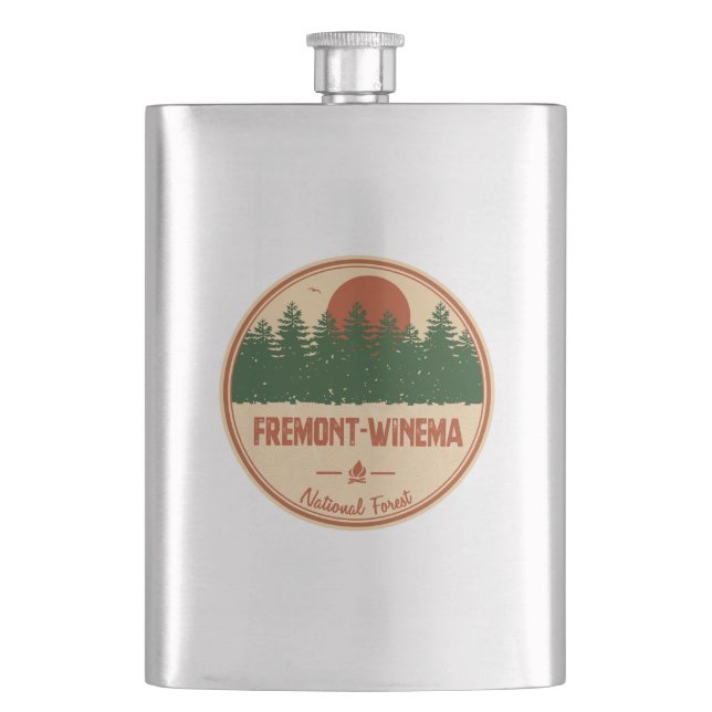 Fremont-Winema National Forest Flask (Front)