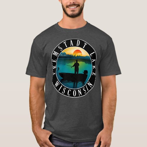 Fremstadt Lake Wisconsin Paddleboarding 2 T_Shirt