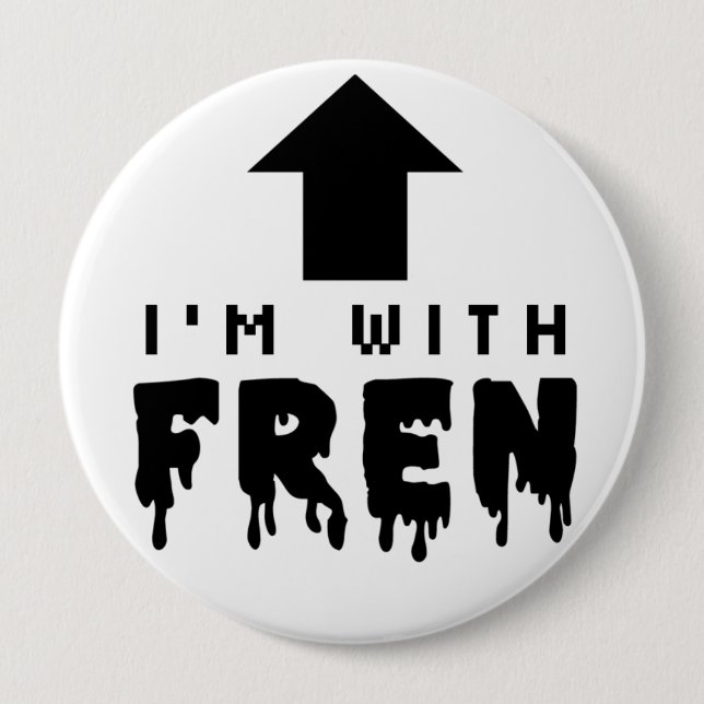 FREN badge Pinback Button (Front)