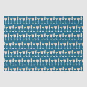 French 75 Martini Bit Older Signature Cocktail Tissue Paper