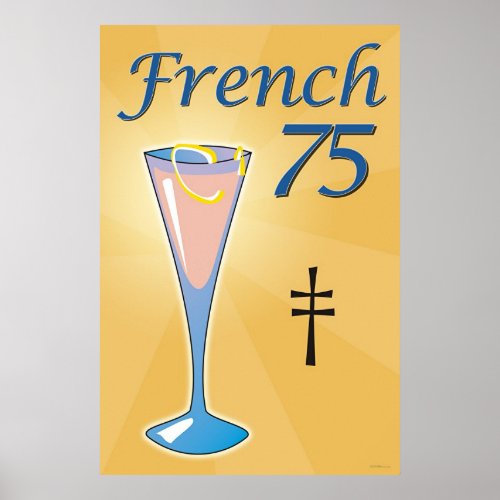 French 75 poster