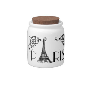 French Accent Candy Jar